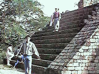 The honduras.net team on location at Copan Ruins, HONDURAS!